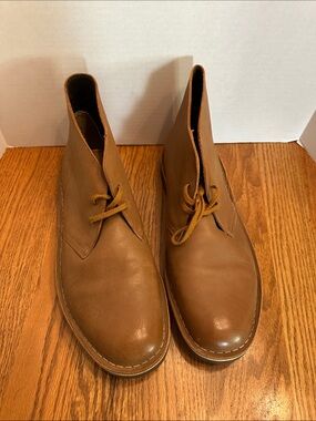 Clarks Brown Vegan Chukka Boots